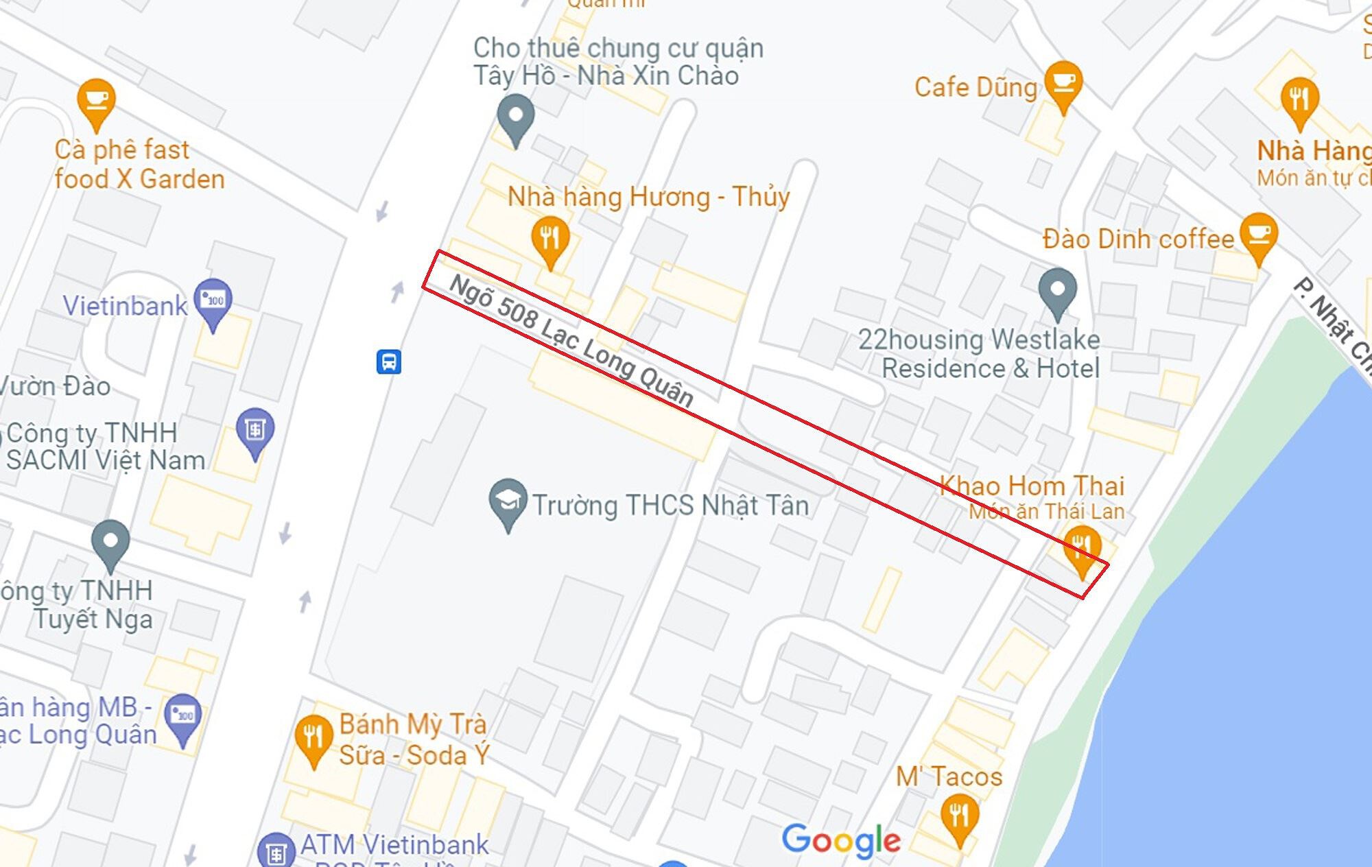 Đường sẽ mở theo quy hoạch ở phường Nhật Tân, Tây Hồ, Hà Nội (phần 1) Đường sẽ mở theo quy hoạch ở phường Nhật Tân, Tây Hồ, Hà Nội (phần 1)