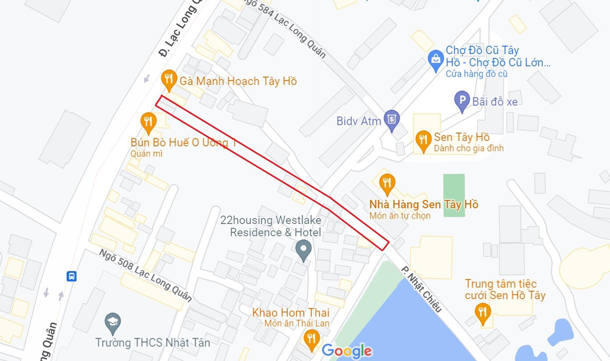 Đường sẽ mở theo quy hoạch ở phường Nhật Tân, Tây Hồ, Hà Nội (phần 1) Đường sẽ mở theo quy hoạch ở phường Nhật Tân, Tây Hồ, Hà Nội (phần 1)