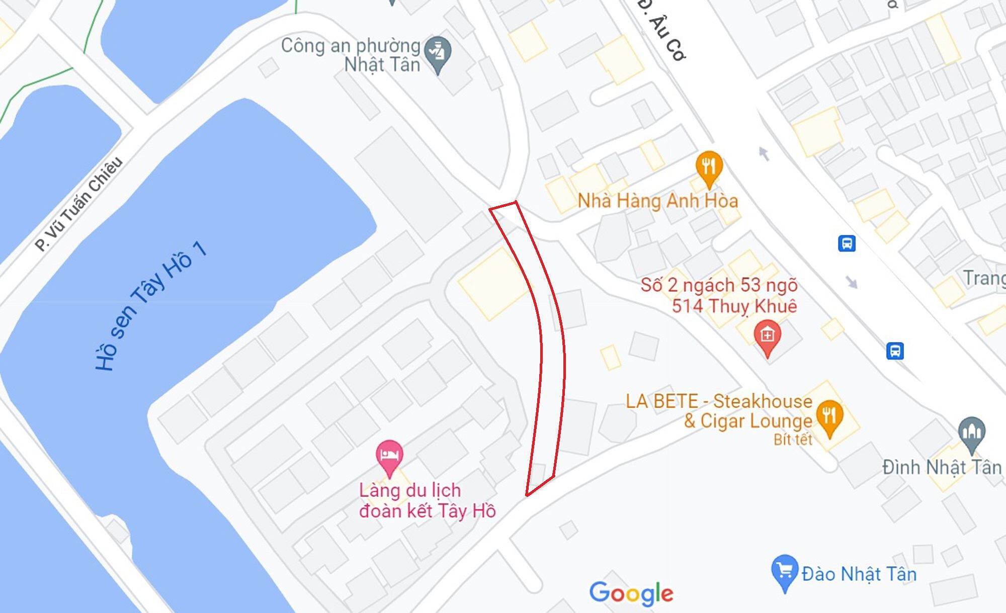 Đường sẽ mở theo quy hoạch ở phường Nhật Tân, Tây Hồ, Hà Nội (phần 1) Đường sẽ mở theo quy hoạch ở phường Nhật Tân, Tây Hồ, Hà Nội (phần 1)