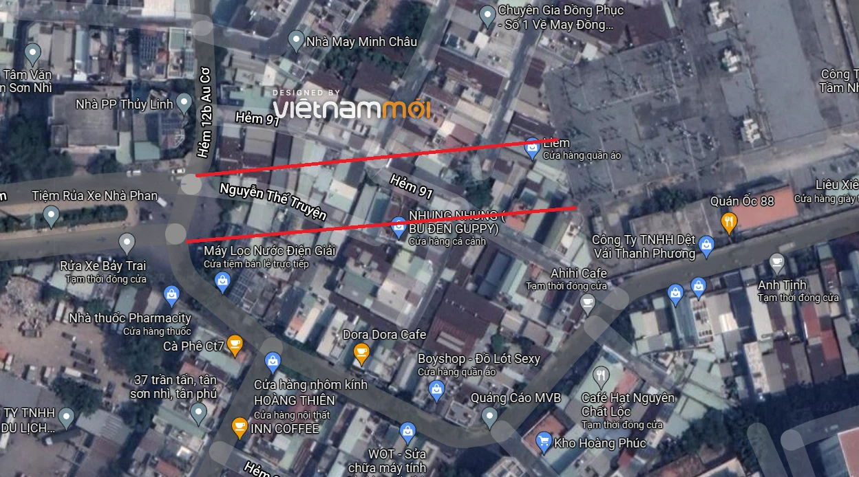 Đường sẽ mở theo quy hoạch ở phường Tân Sơn Nhì, quận Tân Phú, TP HCM (phần 1) Đường sẽ mở theo quy hoạch ở phường Tân Sơn Nhì, quận Tân Phú, TP HCM (phần 1)