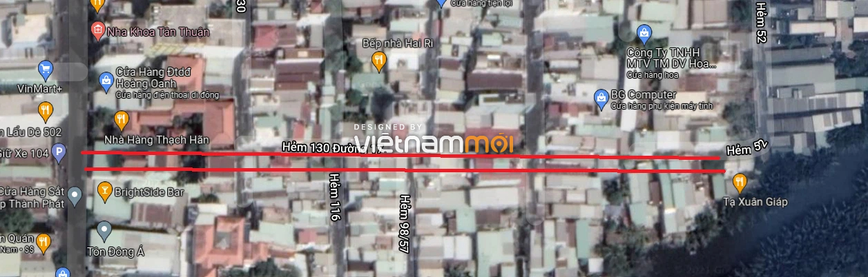 Đường sẽ mở theo quy hoạch ở phường Tân Thuận Tây, quận 7, TP HCM (phần 1) Đường sẽ mở theo quy hoạch ở phường Tân Thuận Tây, quận 7, TP HCM (phần 1)