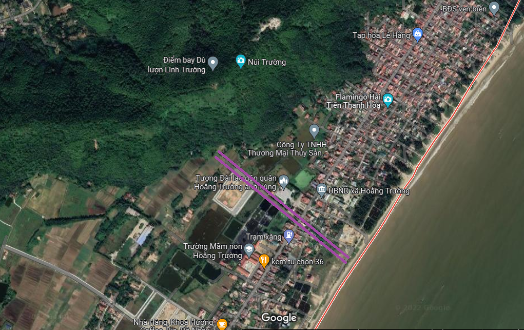 Đường sẽ mở theo quy hoạch ở xã Hoằng Trường, Hoằng Hóa, Thanh Hóa Đường sẽ mở theo quy hoạch ở xã Hoằng Trường, Hoằng Hóa, Thanh Hóa