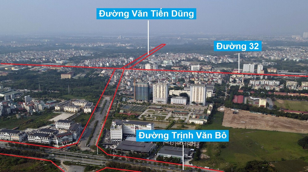 Những tuyến đường đang và sẽ mở qua khu đô thị sinh thái Xuân Phương Những tuyến đường đang và sẽ mở qua khu đô thị sinh thái Xuân Phương