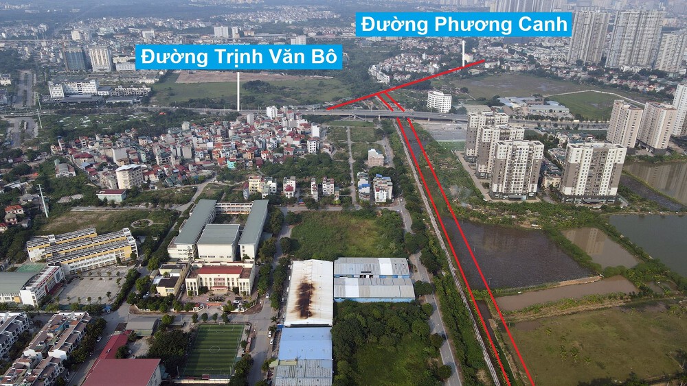 Những tuyến đường đang và sẽ mở qua khu đô thị sinh thái Xuân Phương Những tuyến đường đang và sẽ mở qua khu đô thị sinh thái Xuân Phương