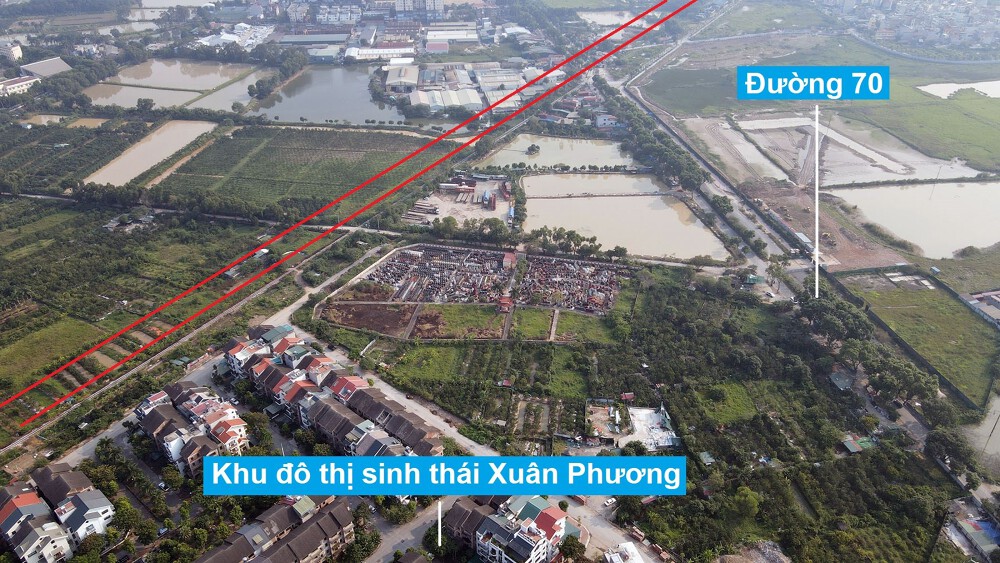 Những tuyến đường đang và sẽ mở qua khu đô thị sinh thái Xuân Phương Những tuyến đường đang và sẽ mở qua khu đô thị sinh thái Xuân Phương