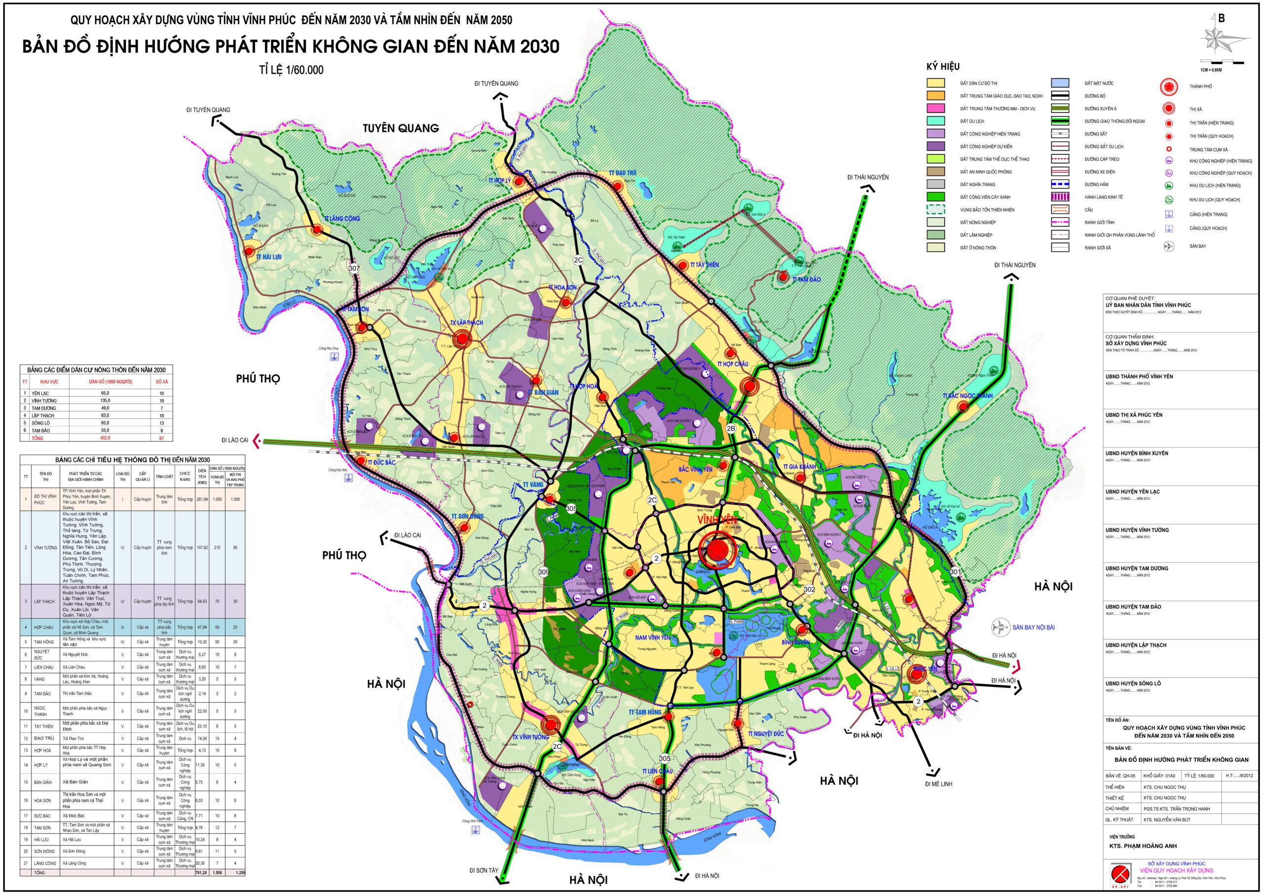 Quy hoạch giao thông tỉnh Vĩnh Phúc giai đoạn 2024-2030 Bản đồ quy hoạch xây dựng vùng tỉnh Vĩnh Phúc