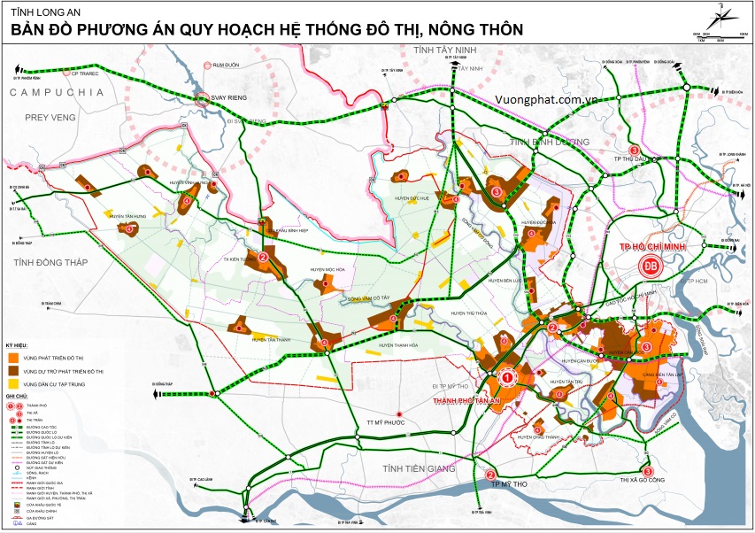 Quy hoạch phát triển hạ tầng giao thông tỉnh Long An đến 2030, tầm nhìn đến 2050