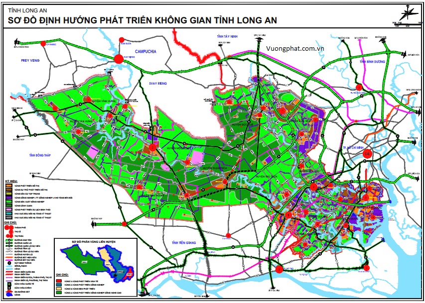 Quy hoạch phát triển hạ tầng giao thông tỉnh Long An đến 2030, tầm nhìn đến 2050