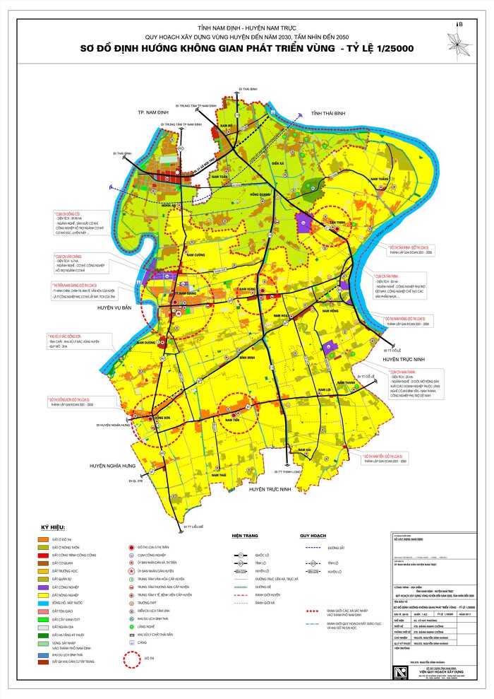 Quy hoạch xây dựng vùng huyện Nam Trực, tỉnh Nam Định đến năm 2030, tầm nhìn đến năm 2050 Quy hoạch xây dựng vùng huyện Nam Trực, tỉnh Nam Định đến năm 2030, tầm nhìn đến năm 2050
