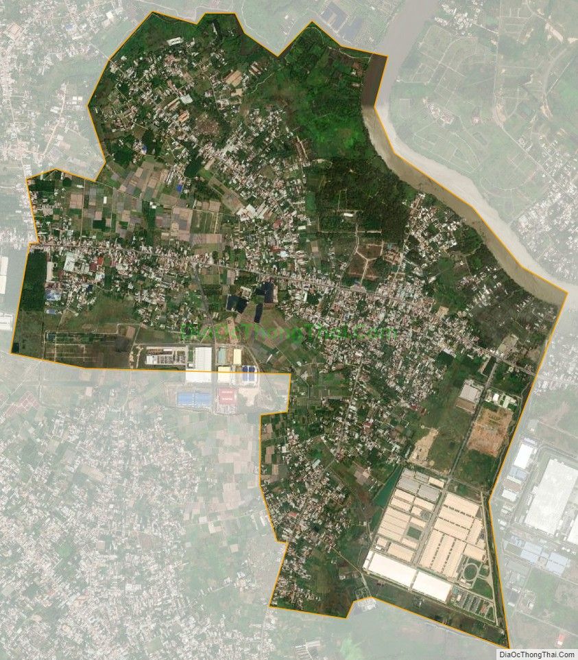 Bản đồ vệ tinh xã Hòa Phú, huyện Củ Chi