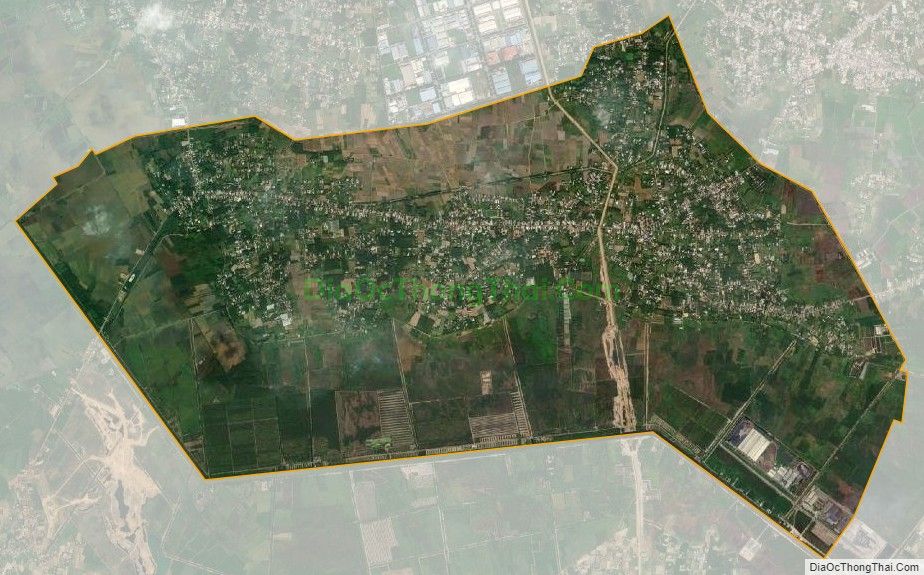 Bản đồ vệ tinh xã Thái Mỹ, huyện Củ Chi