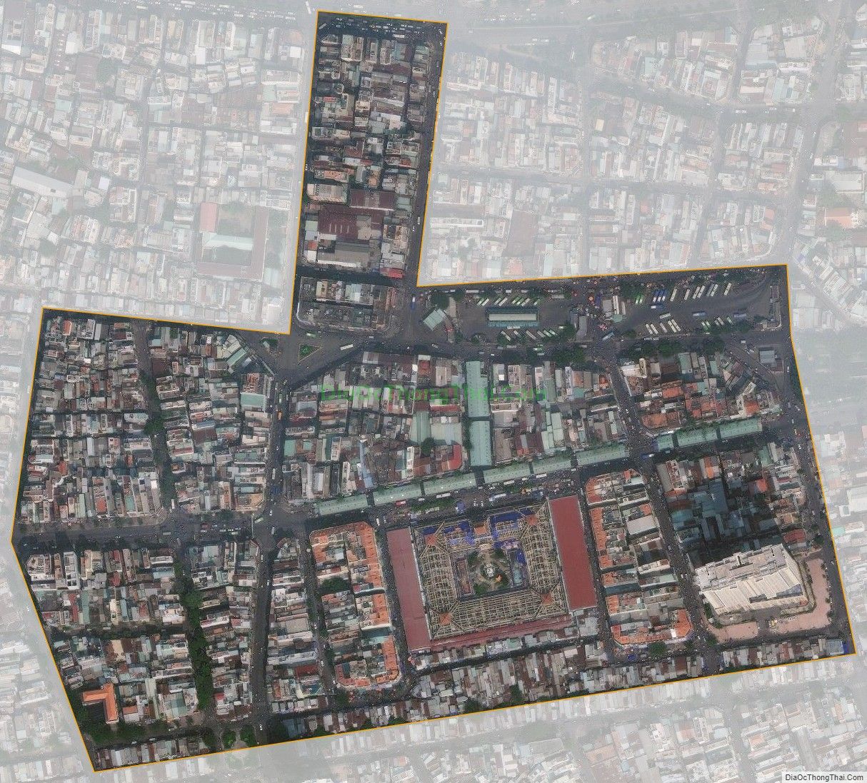 Bản đồ vệ tinh Phường 2, Quận 6