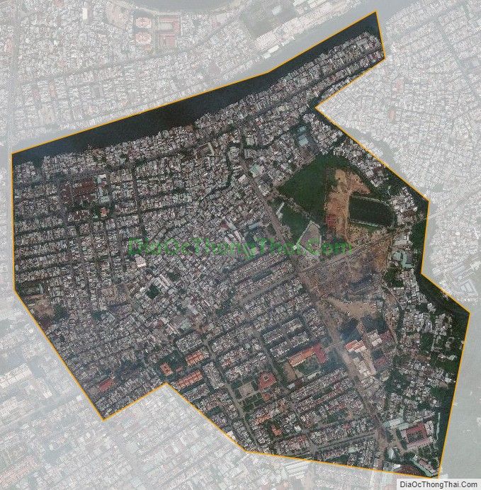 Bản đồ quy hoạch Phường 04, Quận 8, Hồ Chí Minh 3 Bản đồ vệ tinh Phường 4, Quận 8