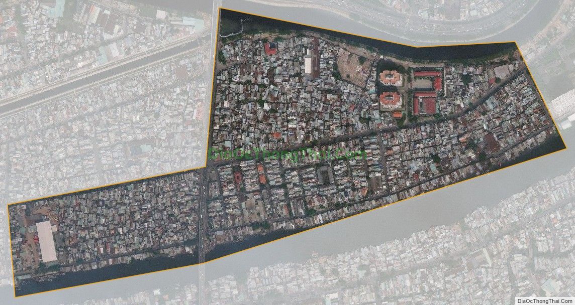 Bản đồ vệ tinh Phường 9, Quận 8