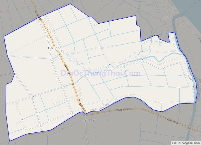 Xã Phước Hảo, huyện Châu Thành – Quy hoạch – Bản đồ – Tổng quan Bản đồ giao thông xã Phước Hảo, huyện Châu Thành.