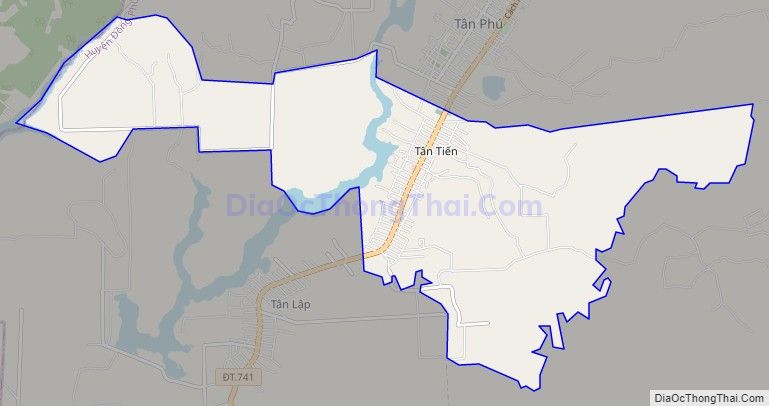 Xã Tân Tiến, huyện Đồng Phú – Quy hoạch – Bản đồ – Tổng quan Bản đồ giao thông xã Tân Tiến, huyện Đồng Phú.
