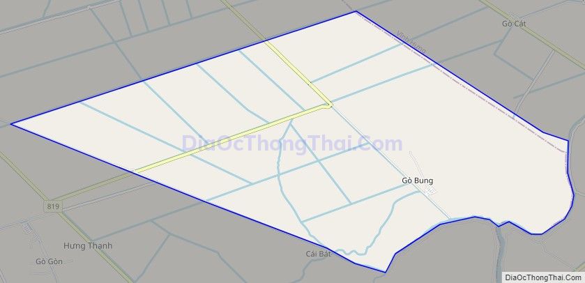 Xã Thạnh Hưng, huyện Tân Hưng – Quy hoạch – Bản đồ – Tổng quan Bản đồ giao thông xã Thạnh Hưng, huyện Tân Hưng.