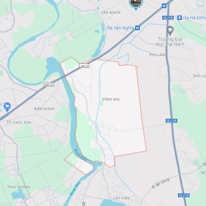 Bản đồ Đồng Mai, Hà Đông