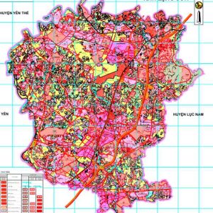 Ban do quy hoach huyen Lang Giang