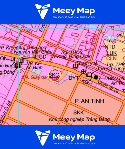 Bản đồ quy hoạch thị xã Trảng Bàng, Tây Ninh| Kế hoạch sử dụng đất 11 Trong phan khoanh mau vang la khu dat thuong mai dich vu o thi xa Trang Bang the hien tren ban do quy hoach su dung dat thi xa Trang Bang tinh Tay Ninh giai doan 2021 2030
