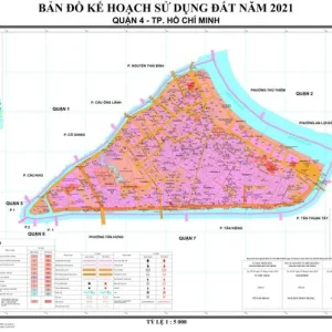 Quy hoạch, kế hoạch sử dụng đất quận 4, TP HCM