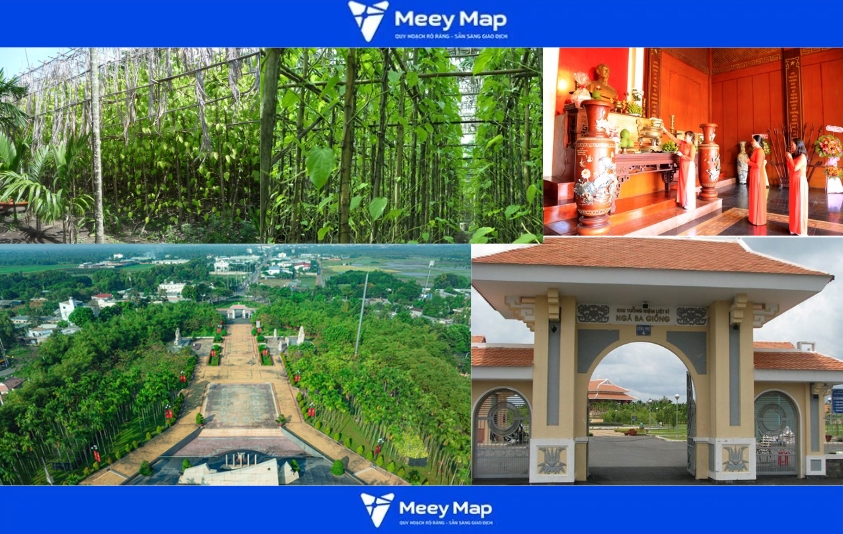 Bản đồ huyện Hóc Môn, TP.HCM 2024| Kế hoạch sử dụng đất 17 18 Thôn Vườn Trầu (Bà Điểm)
