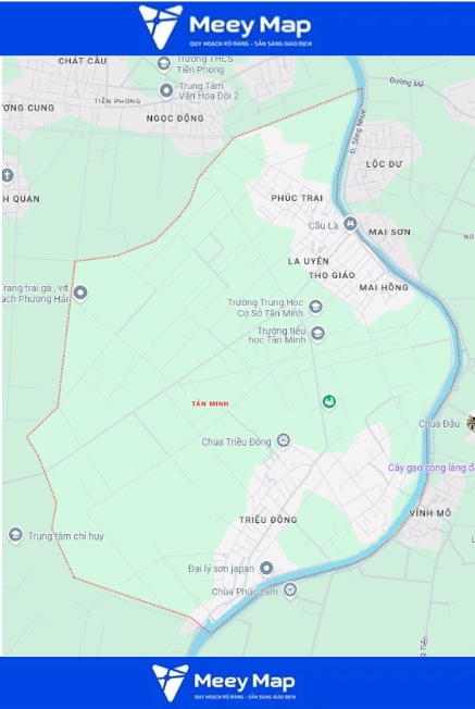 Bản Đồ Quy Hoạch Huyện Thường Tín & Cách Tra Cứu Chi Tiết 20 Bản đồ xã Tân Minh, huyện Thường Tín