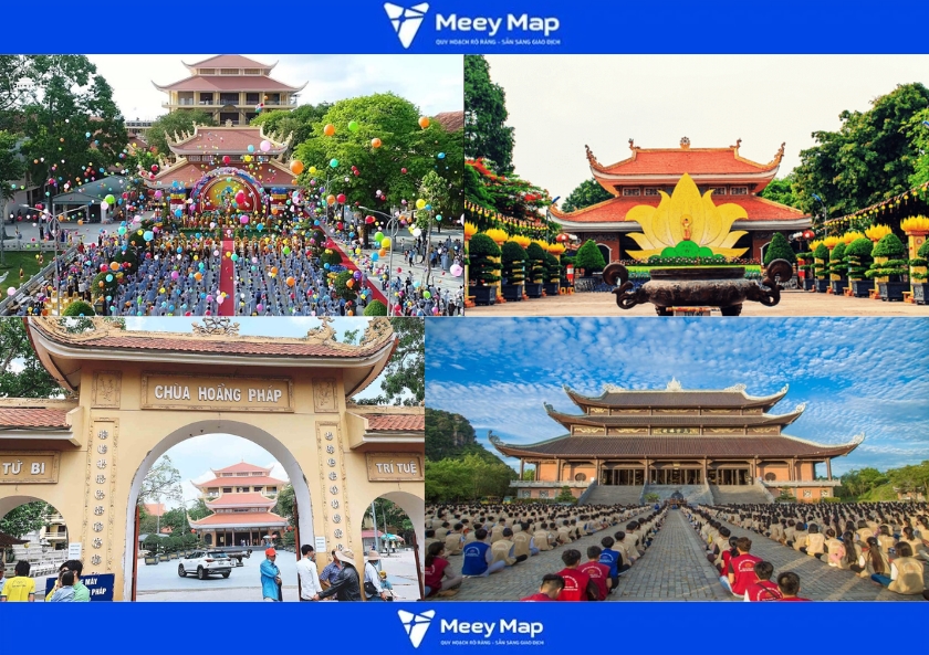Bản đồ huyện Hóc Môn, TP.HCM 2024| Kế hoạch sử dụng đất 18 Chùa Hoằng Pháp