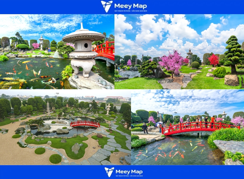 Bản đồ huyện Hóc Môn, TP.HCM 2024| Kế hoạch sử dụng đất 19 Công viên Cá Koi Nhật Bản (Rin Rin Park)
