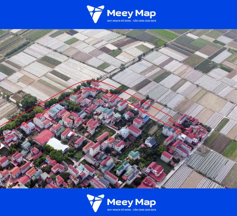 Bản đồ quy hoạch xã Mê Linh, Mê Linh, Hà Nội| Kế hoạch sử dụng đất 38 Khu đất đi bao quanh khu dân cư Ấp Hạ
