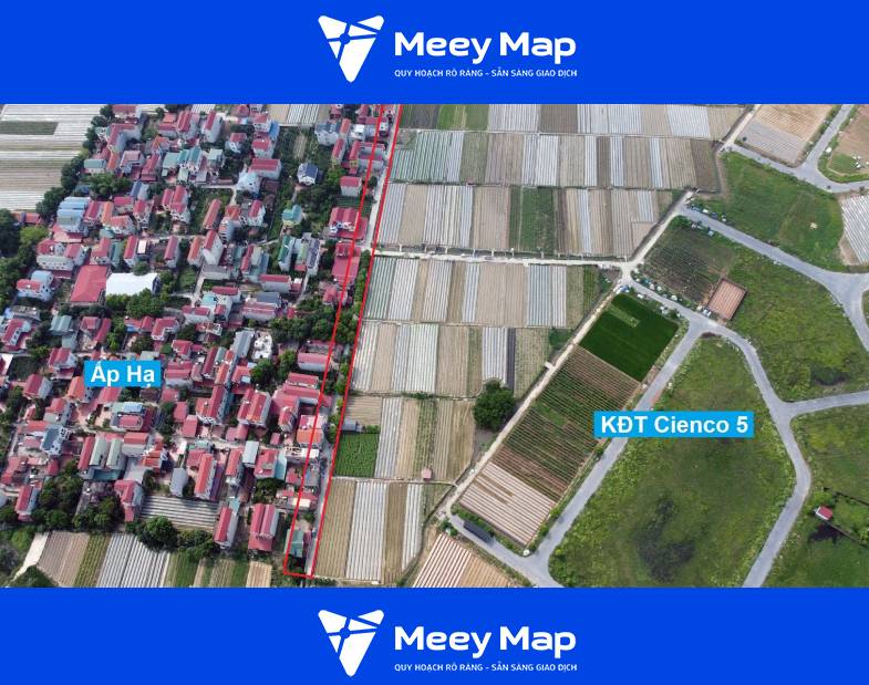 Bản đồ quy hoạch xã Mê Linh, Mê Linh, Hà Nội| Kế hoạch sử dụng đất 27 Khu đất này đi trùng đường hiện hữu và một phần nhà dân