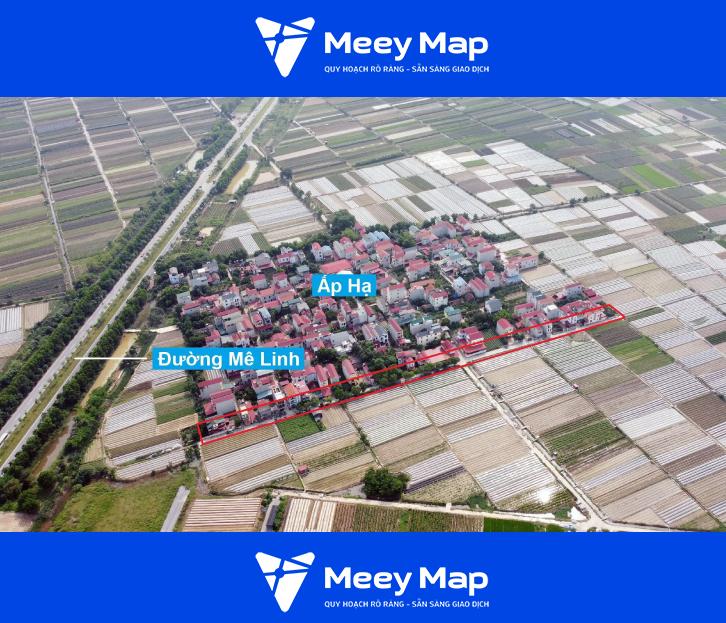 Bản đồ quy hoạch xã Mê Linh, Mê Linh, Hà Nội| Kế hoạch sử dụng đất 30 Toan canh khu dat sap thu hoi mo duong