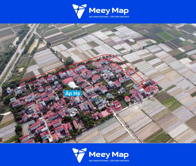 Bản đồ quy hoạch xã Mê Linh, Mê Linh, Hà Nội| Kế hoạch sử dụng đất 39 Toàn cảnh khu đất trên thực tế