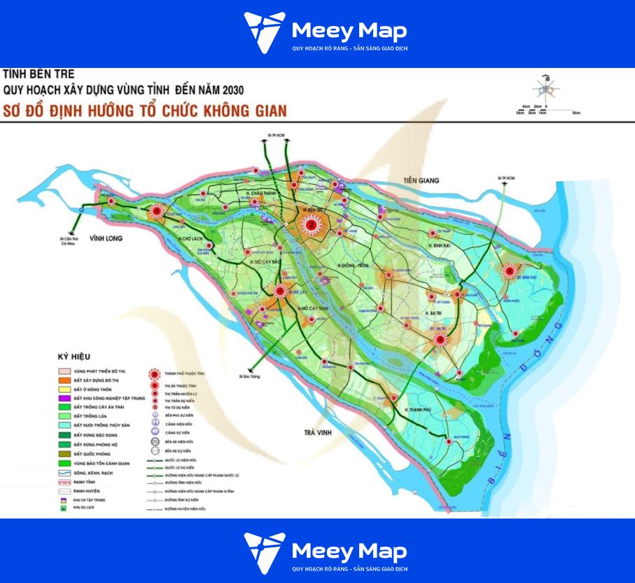 Bản đồ Tỉnh Bến Tre | Bản đồ quy hoạch Tỉnh Bến Tre 15 Ban do quy hoach tinh Ben Tre 2030