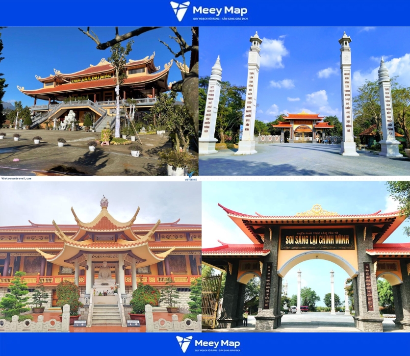 Bản đồ Thị xã Cai Lậy, Tiền Giang| Kế hoạch sử dụng đất 24 Thiền Viện Trúc Lâm Chánh Giác – Không gian thiền định rộng lớn