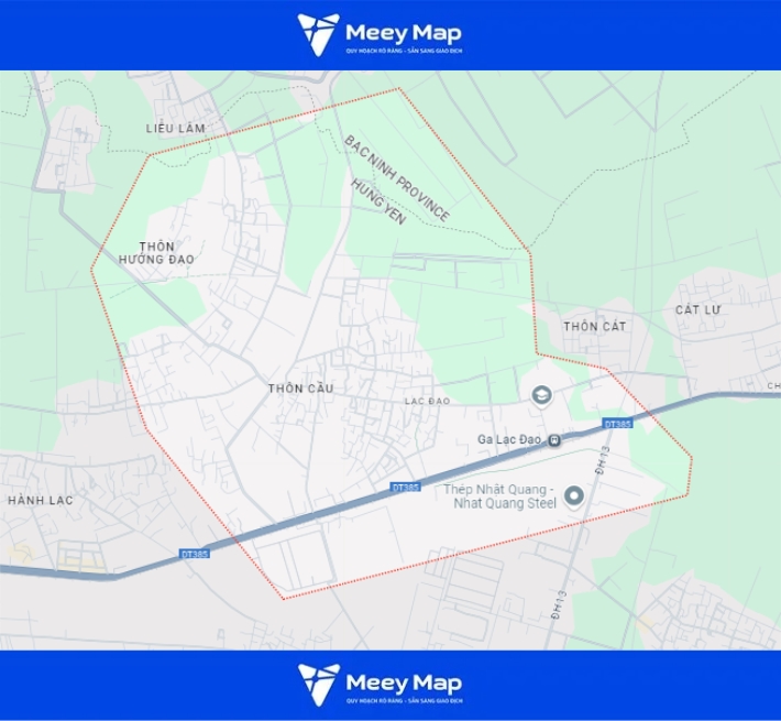 Bản đồ quy hoạch Thị xã Mỹ Hào, Tỉnh Hưng Yên|Kế hoạch sử dụng Đất 7 Bản đồ phường Lạc Đạo, Thị xã Mỹ Hảo