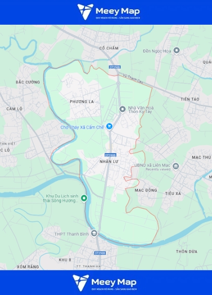 Bản đồ quy hoạch Huyện Thanh Hà, Hải Dương| Kế hoạch sử dụng đất 9 Bản đồ xã Cẩm Chế, huyện Thanh Hà