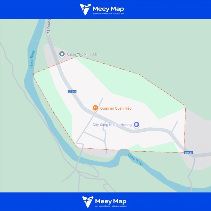 Bản đồ quy hoạch huyện Quế Phong, Tỉnh Nghệ An 2024| Kế hoạch sử dụng đất 7 Bản đồ xã Châu Thôn, huyện Quế Phong