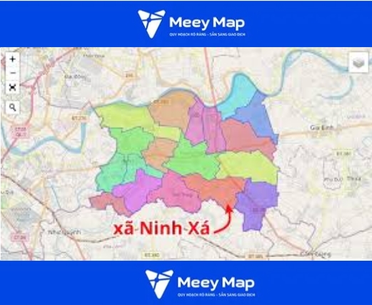 Bản đồ Huyện Thuận Thành, Bắc Ninh| Quy hoạch sử dụng đất 16 Bản đồ xã Ninh Xá