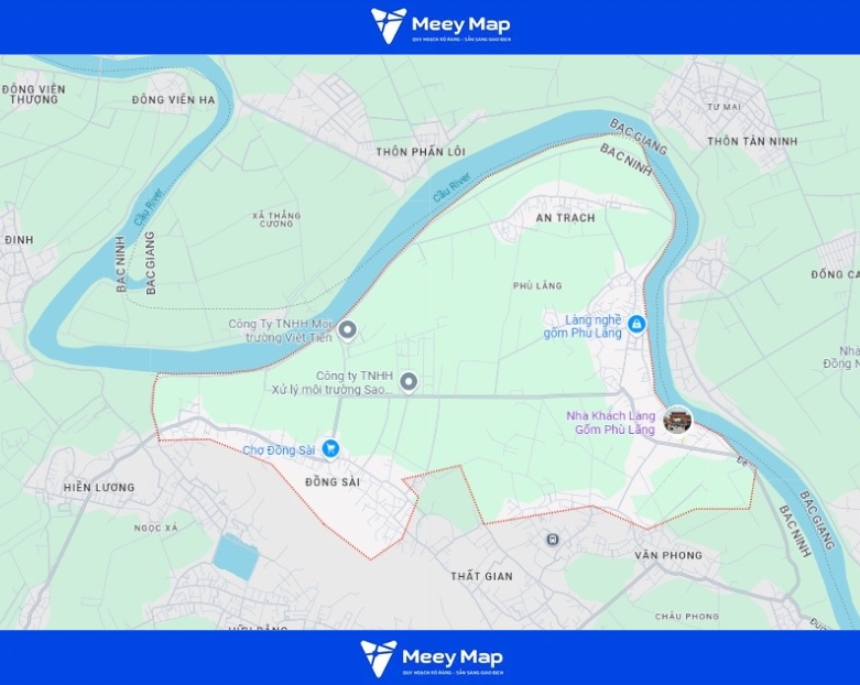 Bản đồ quy hoạch Huyện Quế Võ, Bắc Ninh|Quy hoạch Sử dụng Đất mới nhất 12 Bản đồ xã Phù Lãng, huyện Quế Võ
