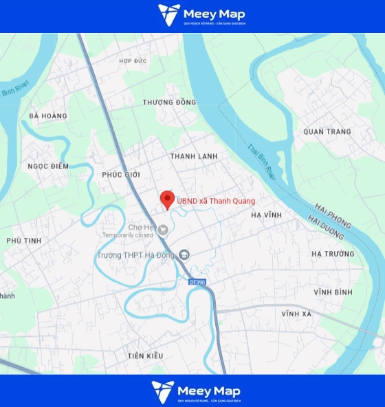 Bản đồ quy hoạch Huyện Thanh Hà, Hải Dương| Kế hoạch sử dụng đất 20 Bản đồ xã Thanh Quang, huyện Thanh Hà