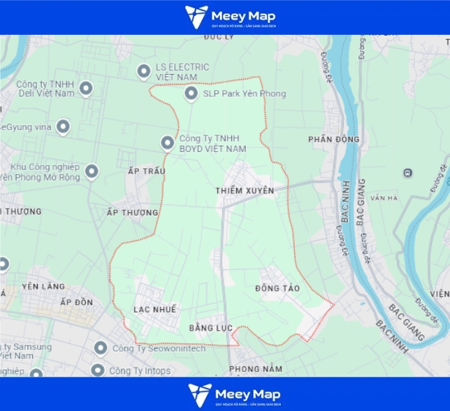 Bản đồ quy hoạch Huyện Yên Phong, Bắc Ninh| Kế hoạch sử dụng đất 18 Bản đồ xã Thụy Hòa, huyện Yên Phong