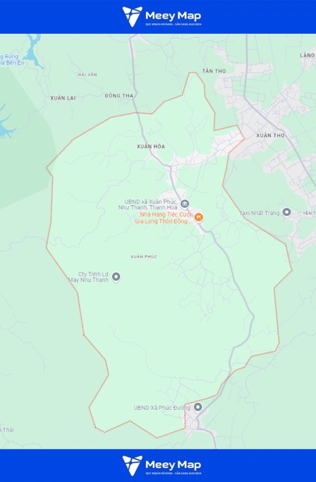 Bản đồ quy hoạch Huyện Như Thanh, Tỉnh Thanh Hóa| Kế hoạch sử dụng đất 13 Bản đồ xã Xuân Phúc Huyện Như Xuân, tỉnh Thanh Hóa