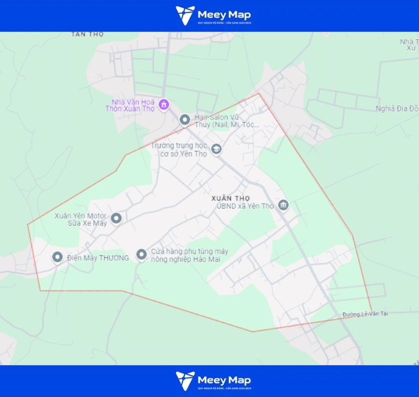 Bản đồ quy hoạch Huyện Như Thanh, Tỉnh Thanh Hóa| Kế hoạch sử dụng đất 16 Bản đồ xã Yên Thọ, Huyện Như Xuân, tỉnh Thanh Hóa