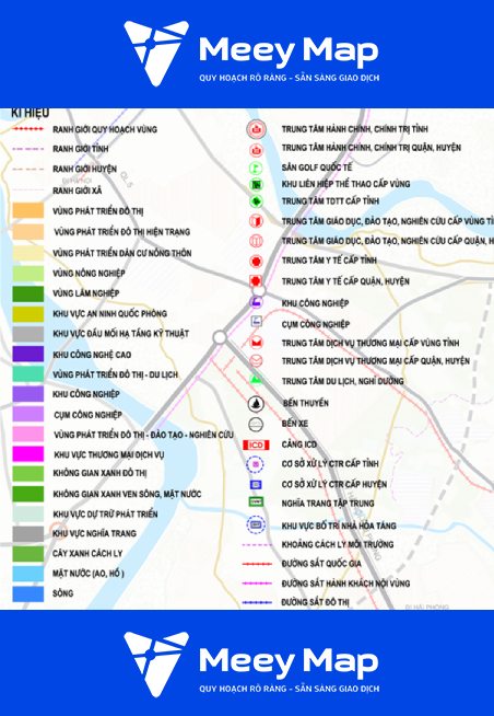 Ky hieu cac loai dat tren ban do quy hoach