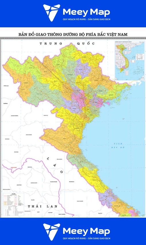 Ban do giao thong phia Bac Viet Nam