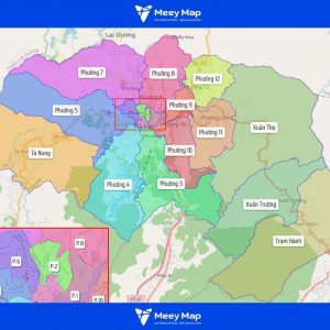 Bản đồ tp Đà Lạt