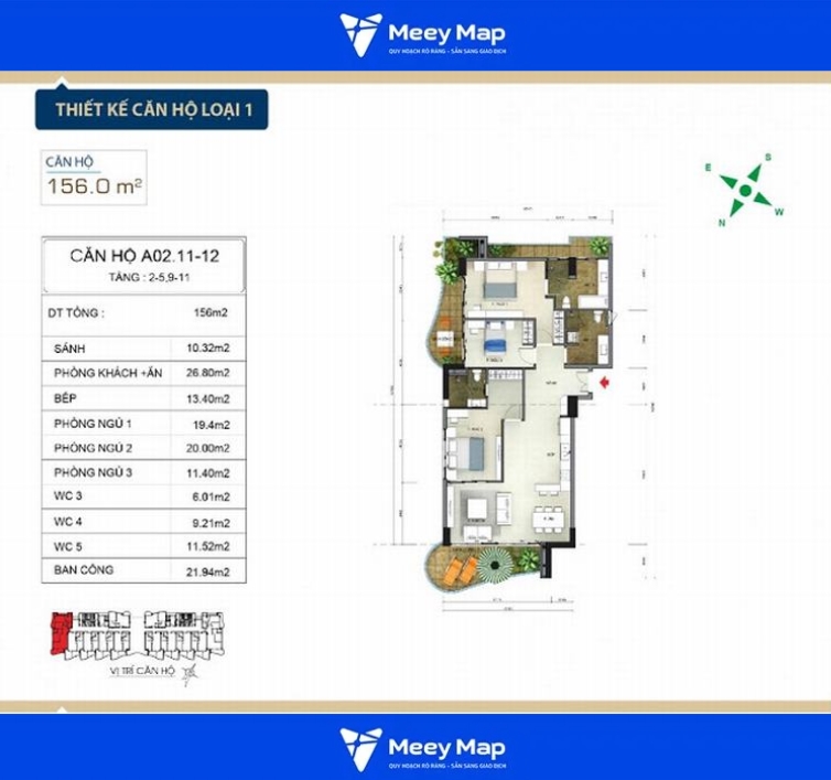Review Hảo Aria Resort Vũng Tàu| Căn hộ, Villa nghỉ dưỡng sát cạnh bãi tắm riêng 13 Loại 1 căn hộ Hảo Aria Resort - BlueSaphire, Thành phố Vũng Tàu