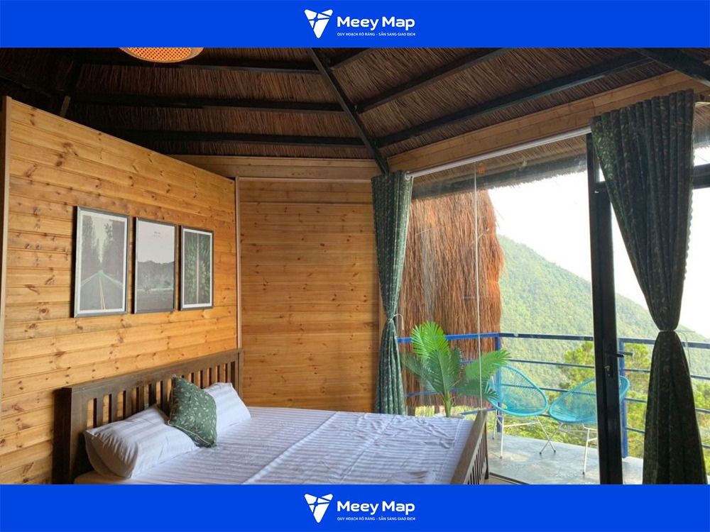 View từ giường nghỉ phòng Poko Ecolodge View từ giường nghỉ phòng Poko Ecolodge