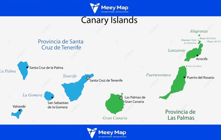 Bản đồ Quần đảo Canary